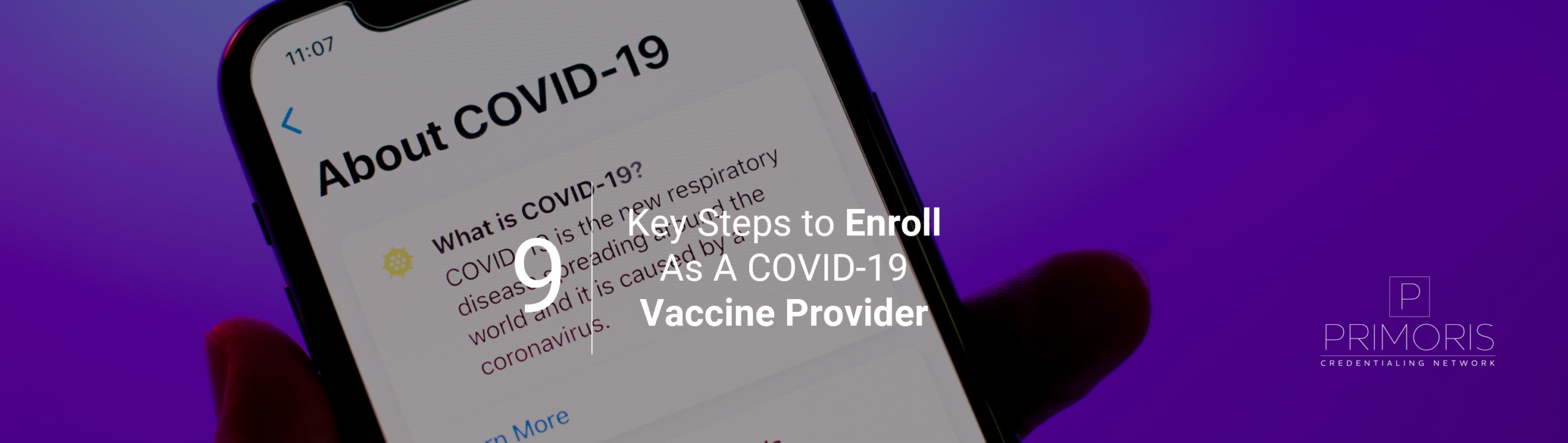 9 Key Steps to enroll as a COVID-19 vaccine provider